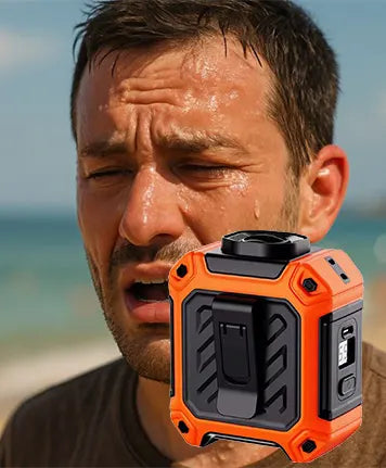Portable fan - no more sweating