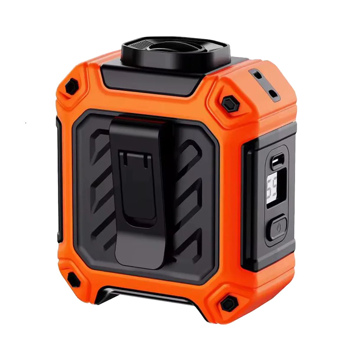 Portable waist/neck fan - orange